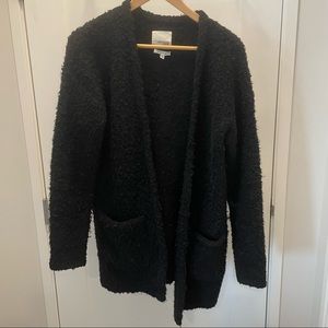 Aritzia Wilfred Free mohair fuzzy boucle cardigan
